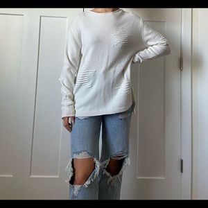 White star philosophy sweater